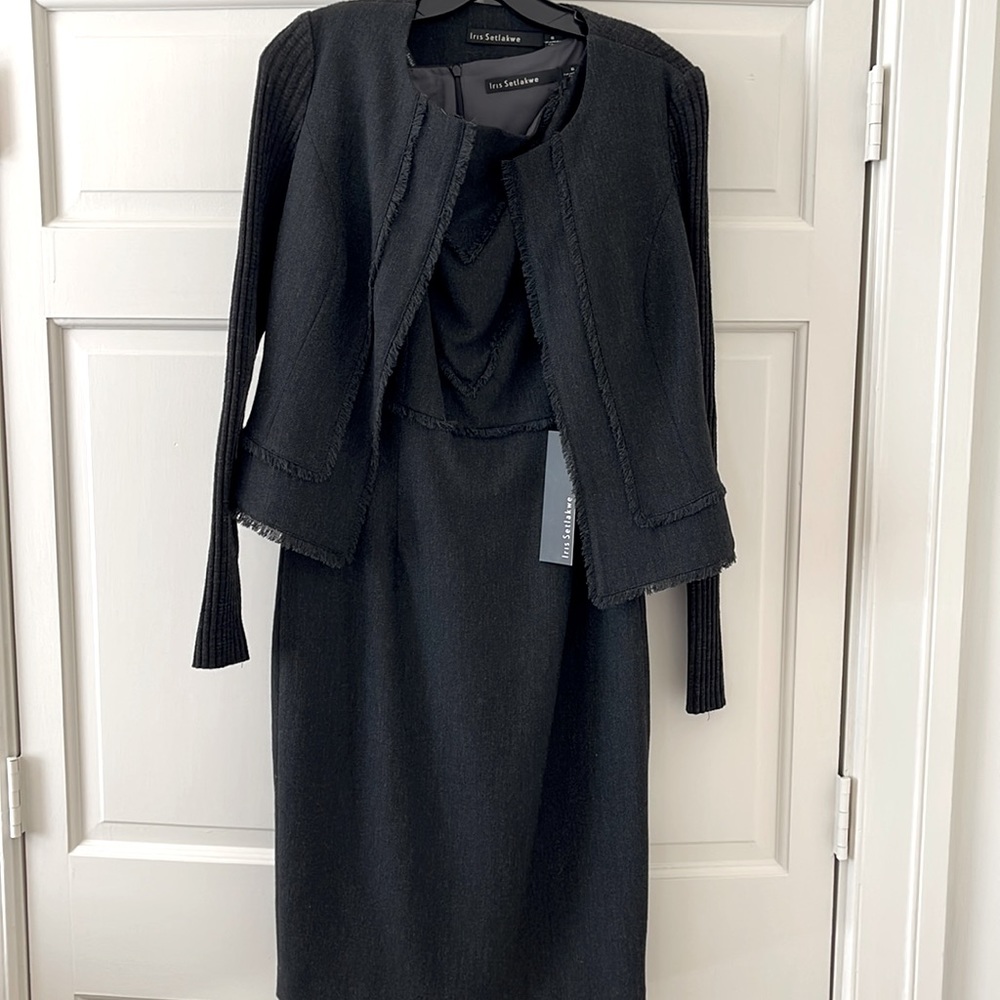 Iris Setlake Suit Set in Charcoal